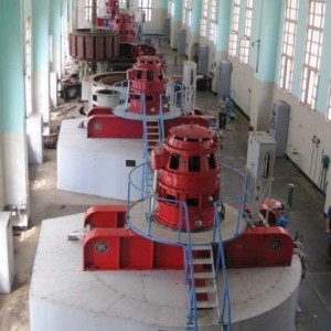 Salle des machines de la centrale hydro-électrique de Mwadingusha (République Démocratique du Congo)